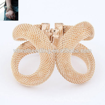 European &amp; USA Moda Personaje Serpiente deisgn Oro Pulsera Para Niñas